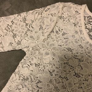 Hollister Floral Lace Long Sleeve